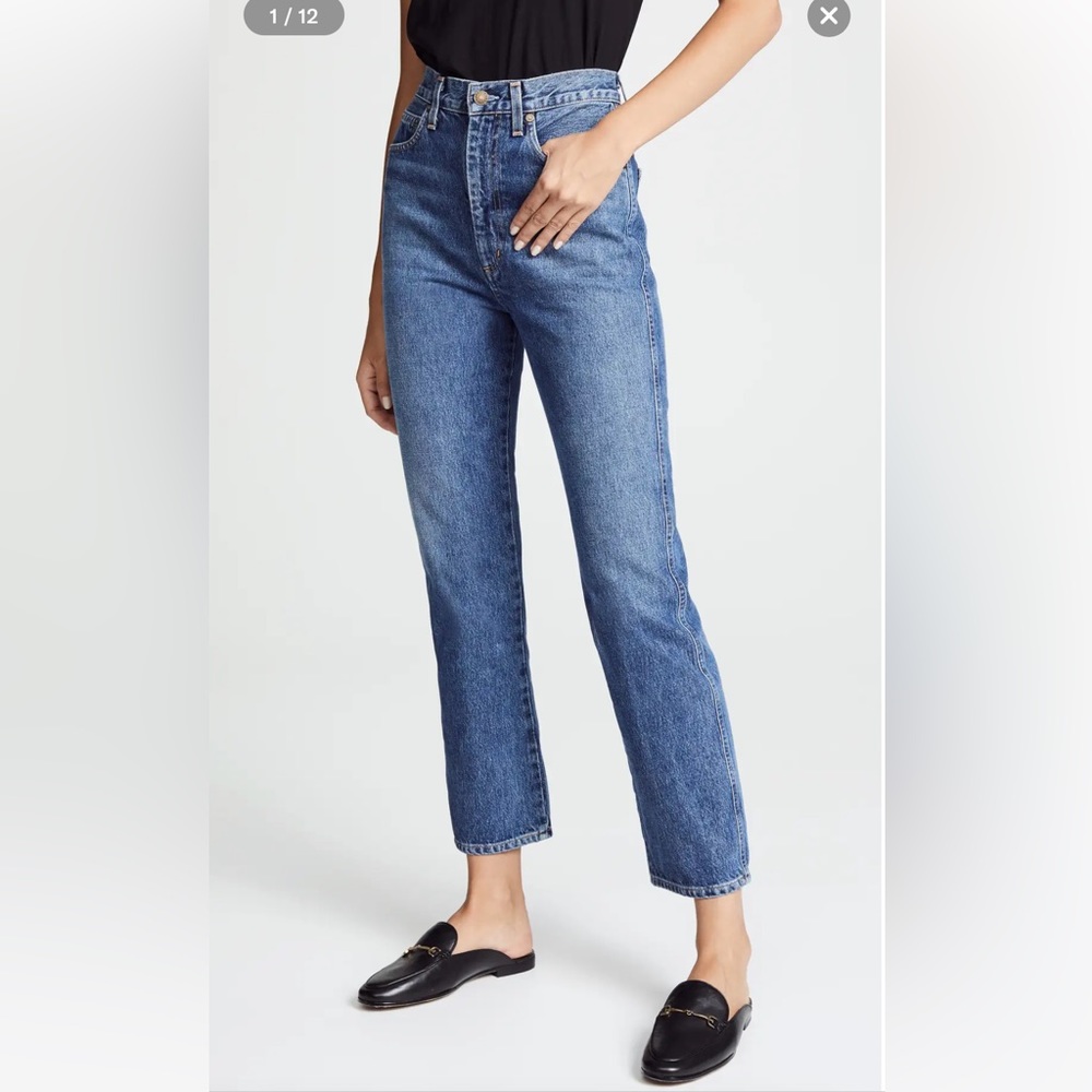 Agolde Pinch Waist High Rise Kick Jeans